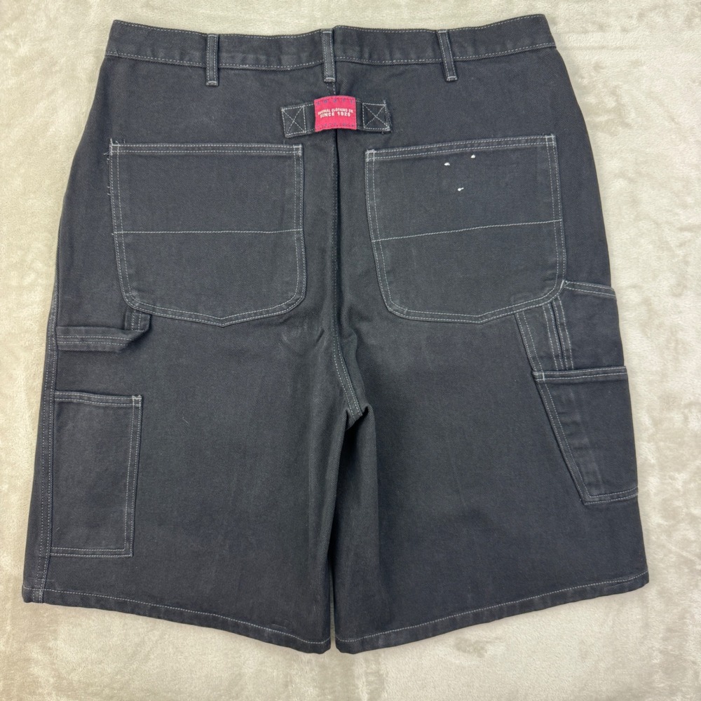 Route 66 Carpenter Shorts Mens 38x11 Baggy Relaxed Workwear 90s Skater Wide Leg